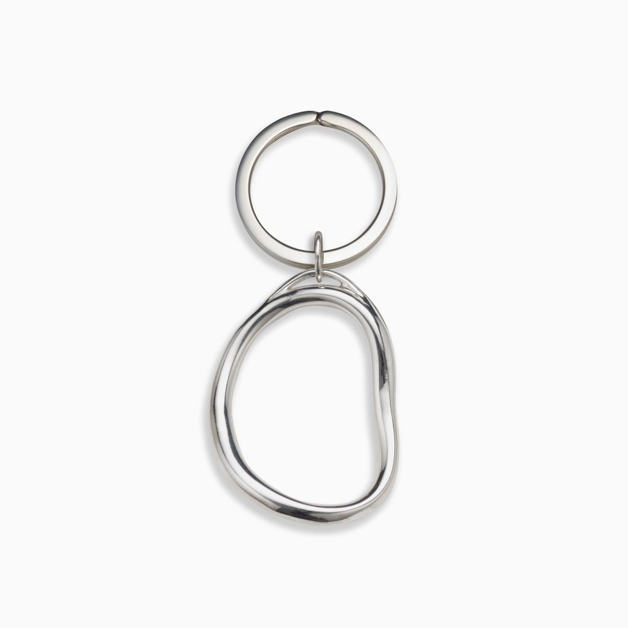 Engravable AGMES | Gabriela Key Chain Sterling Silver