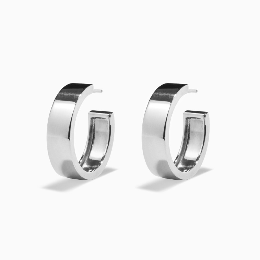 Earrings AGMES | Medium Modernist Hoops