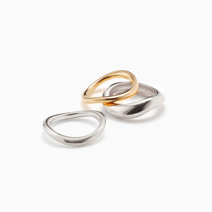 Rings AGMES | Astrid Ring Set Iii Sterling Silver