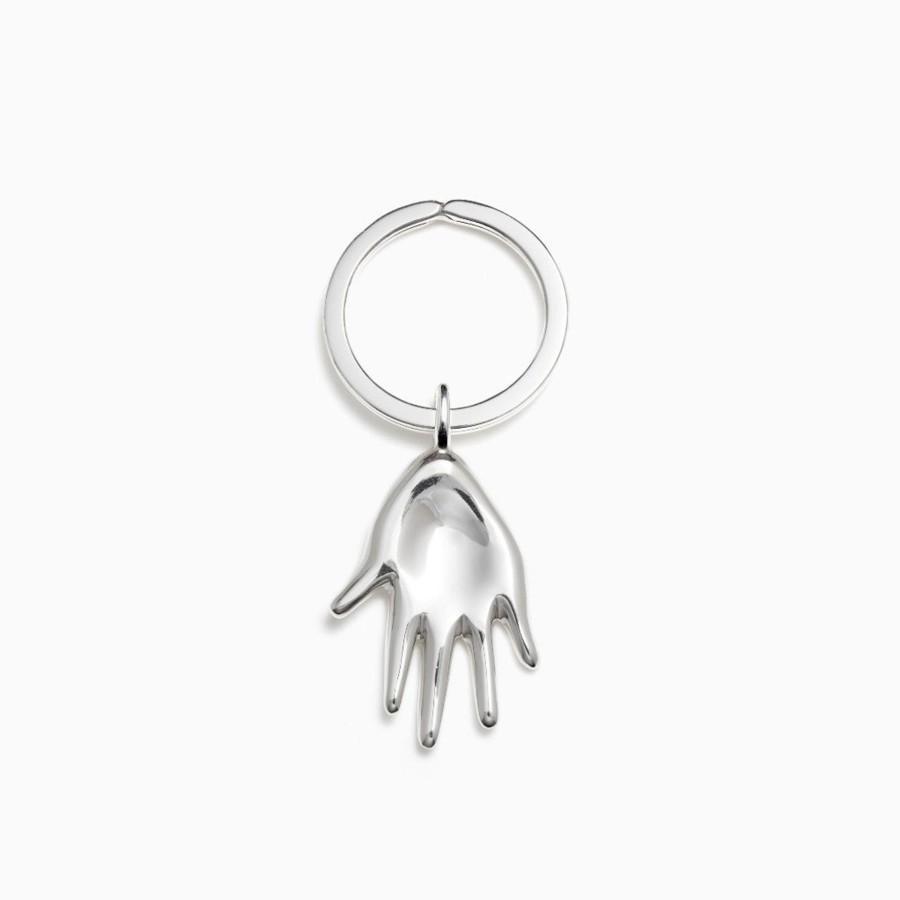 Engravable AGMES | Dali Key Chain Sterling Silver