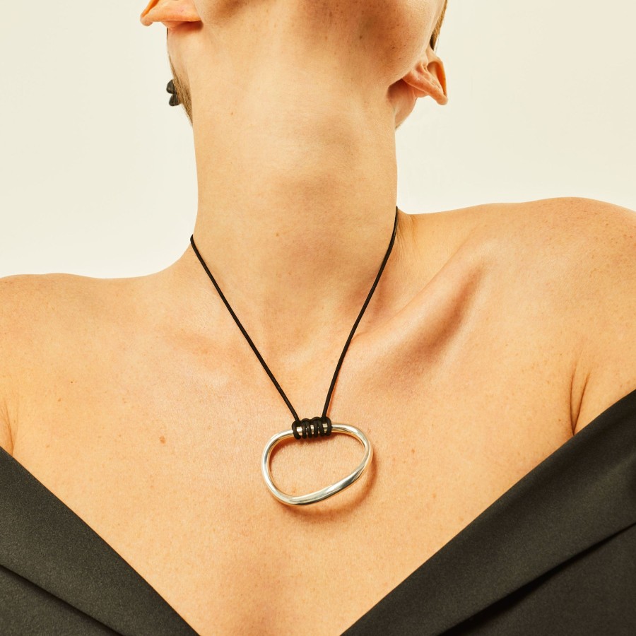 Necklaces AGMES | Small Gabriela Pendant Sterling Silver