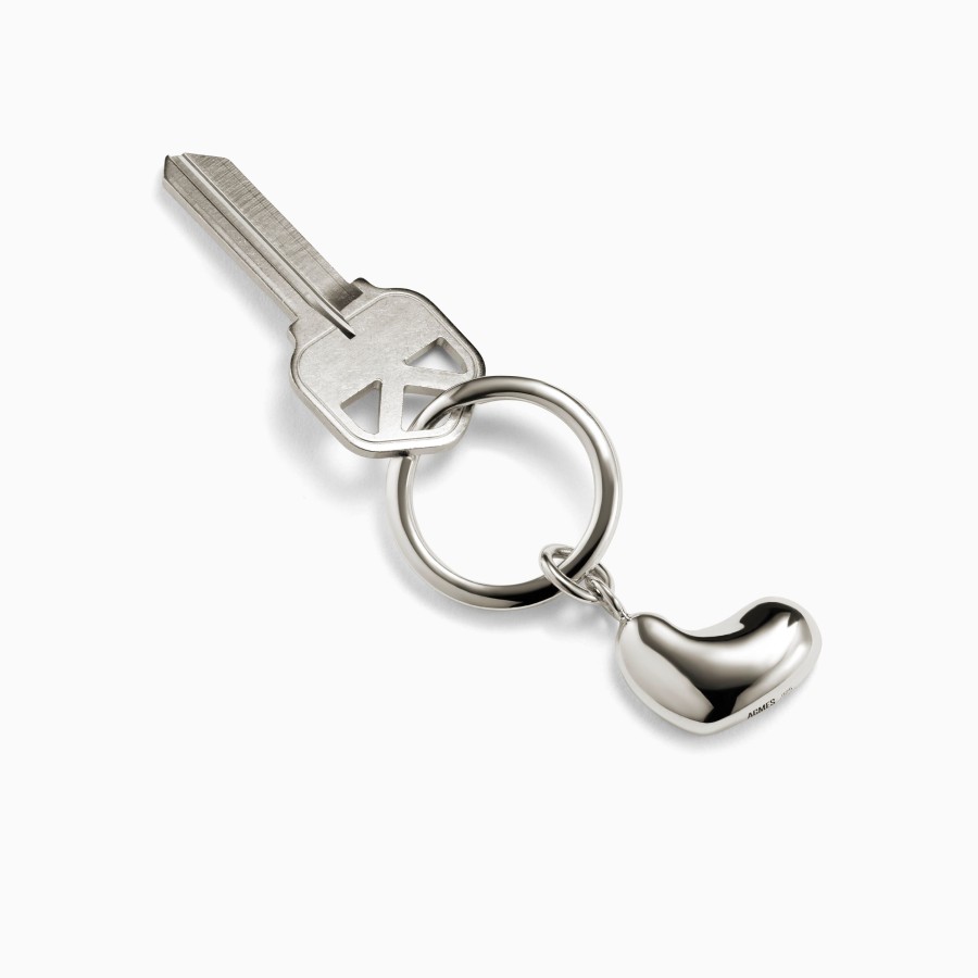 Engravable AGMES | Small Sculpted Heart Keychain